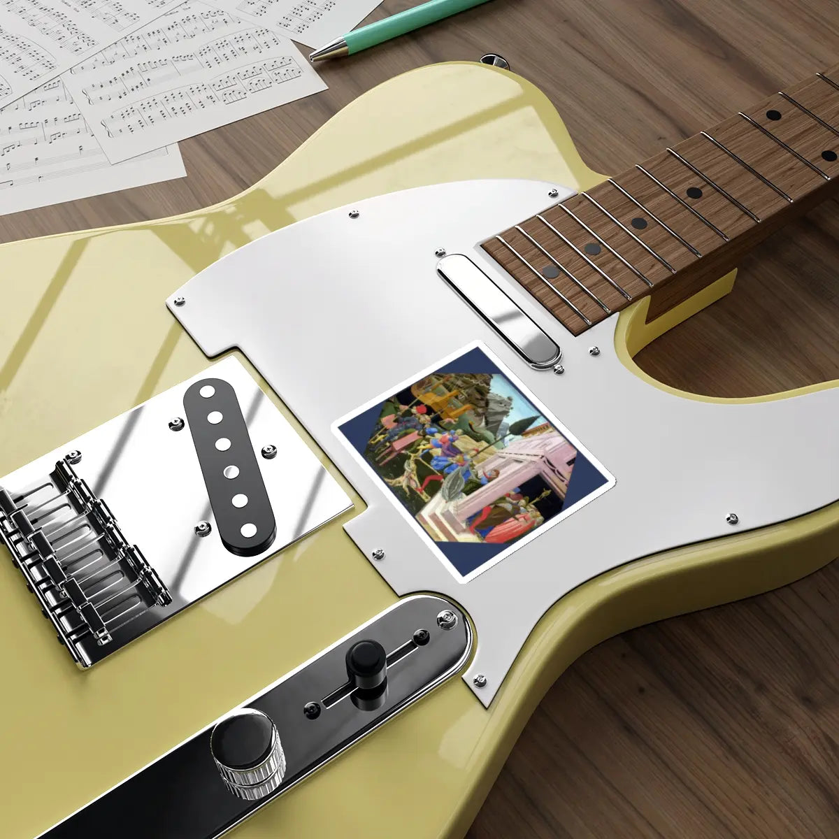 SKU:16152061130793274621 Sticker types:White Shape:Die-Cut Sizes:4" × 4"