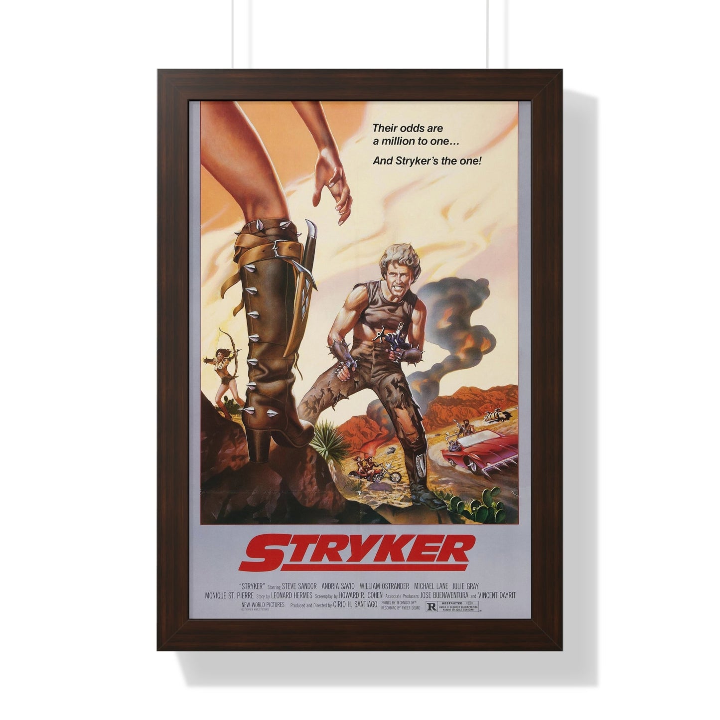 STRYKER 1983 - Framed Movie Poster-16″ x 24″-The Sticker Space