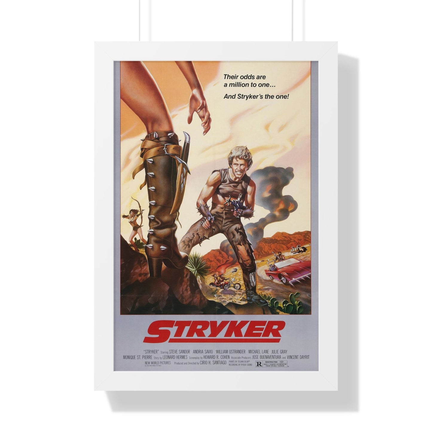 STRYKER 1983 - Framed Movie Poster-16″ x 24″-The Sticker Space