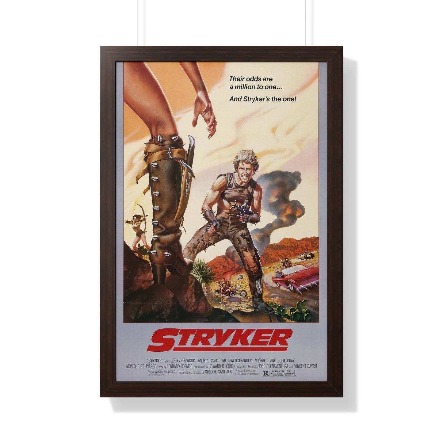 STRYKER 1983 - Framed Movie Poster-20" x 30"-The Sticker Space