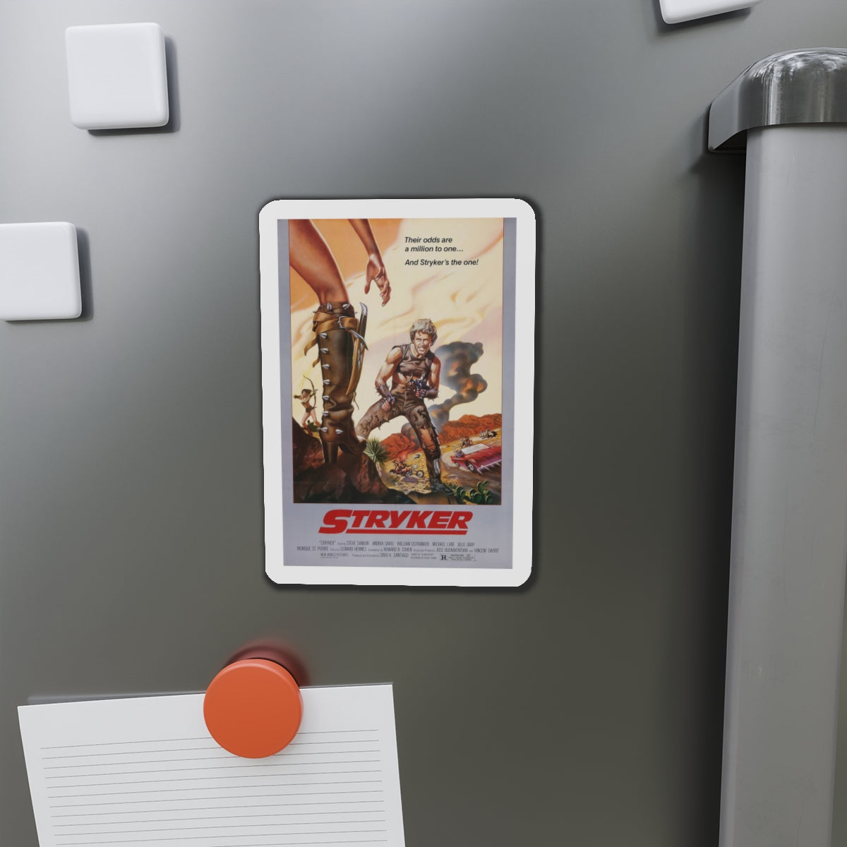 STRYKER 1983 Movie Poster - Refrigerator Magnet-The Sticker Space