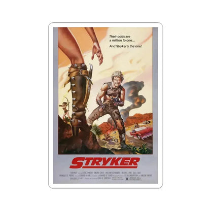 STRYKER 1983 Movie Poster - STICKER Vinyl Kiss-Cut Decal 6 Inch White - The Sticker Space