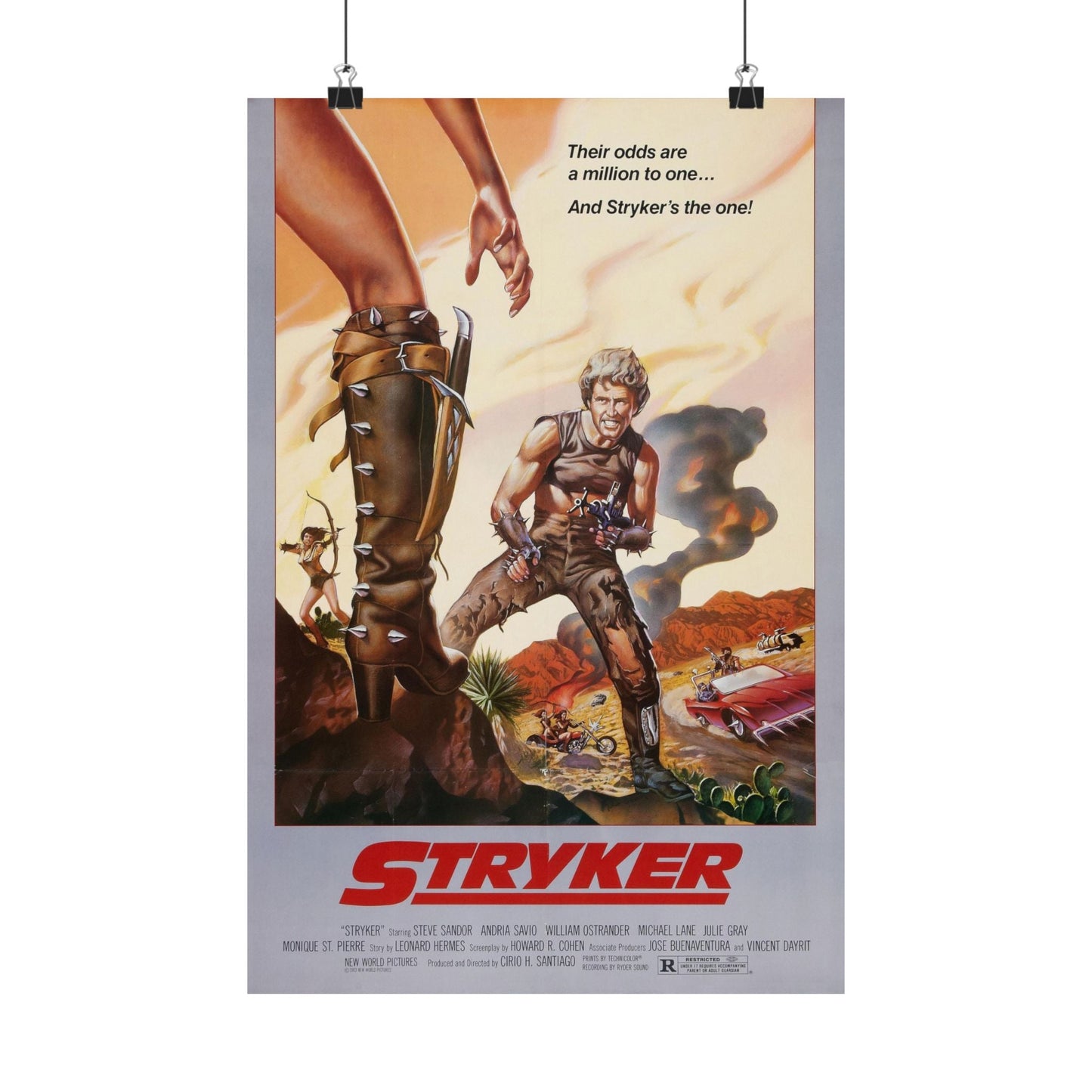 STRYKER 1983 - Paper Movie Poster-12″ x 18″-The Sticker Space