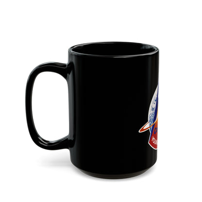 STS 1 (NASA) Black Coffee Mug-The Sticker Space