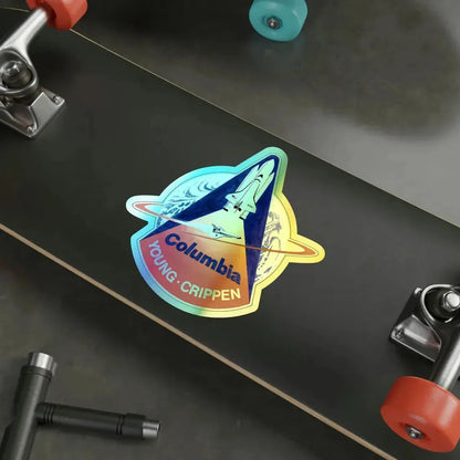 STS 1 (NASA) Holographic STICKER Die-Cut Vinyl Decal - The Sticker Space