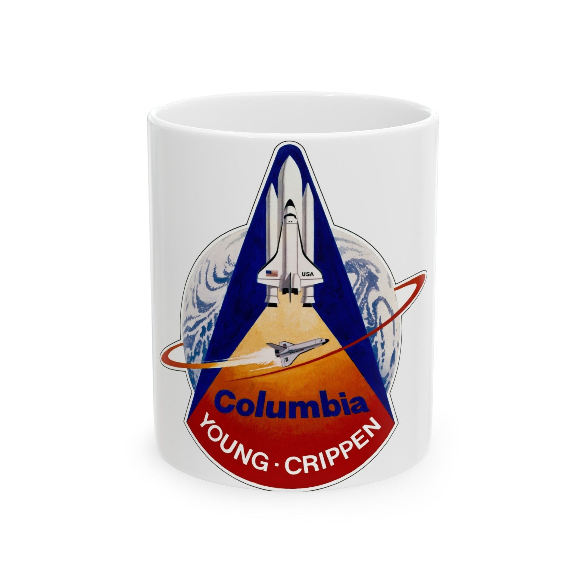 STS 1 (NASA) White Coffee Mug-11oz-The Sticker Space