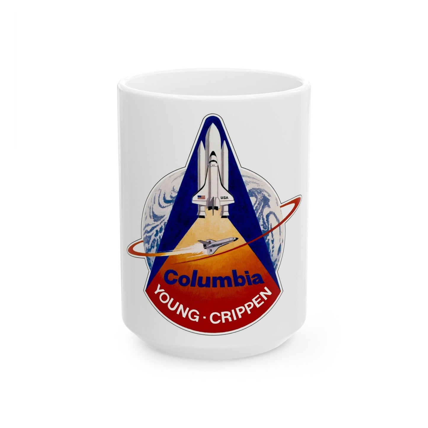 STS 1 (NASA) White Coffee Mug-15oz-The Sticker Space