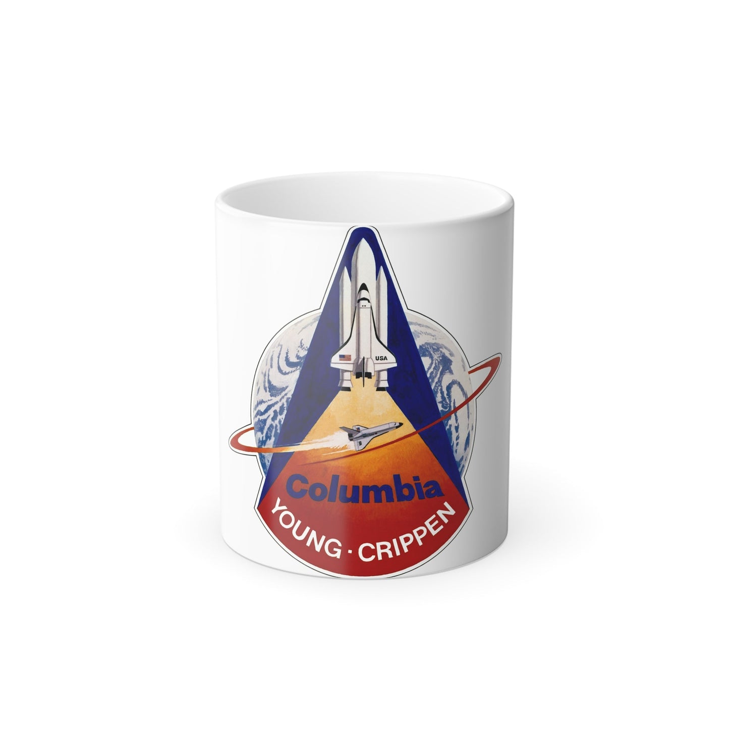 STS 1 Patch NASA - Color Changing Mug 11oz-11oz-The Sticker Space