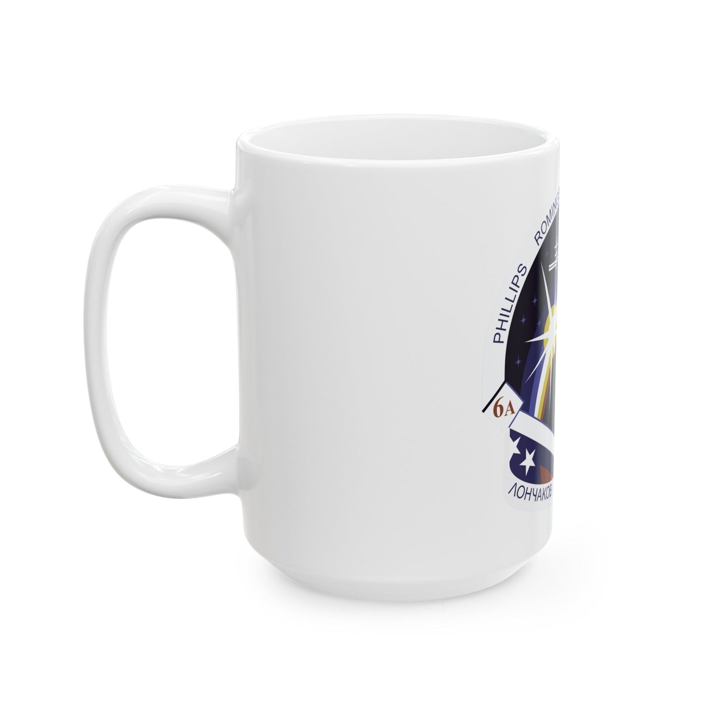 STS 100 (NASA) White Coffee Mug-The Sticker Space