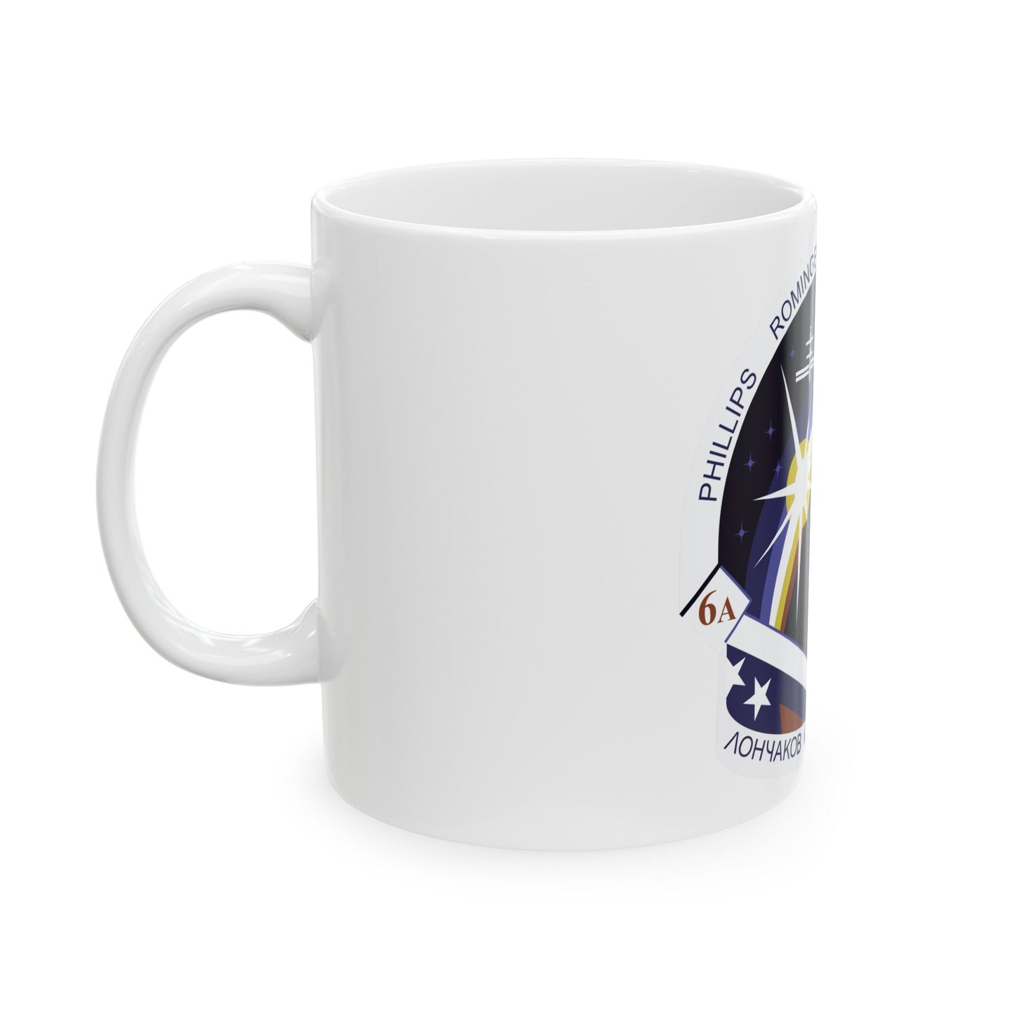 STS 100 (NASA) White Coffee Mug-The Sticker Space