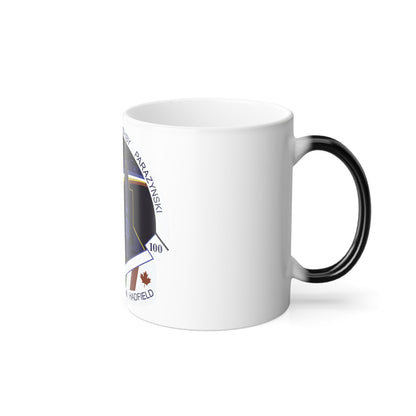 STS 100 Patch NASA - Color Changing Mug 11oz-11oz-The Sticker Space