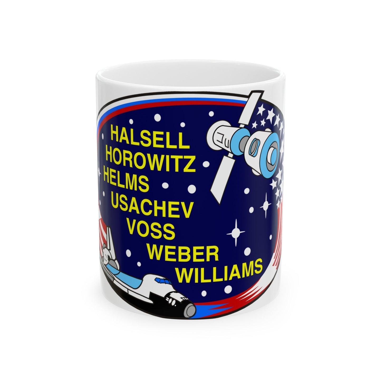 STS 101 (NASA) White Coffee Mug-11oz-The Sticker Space