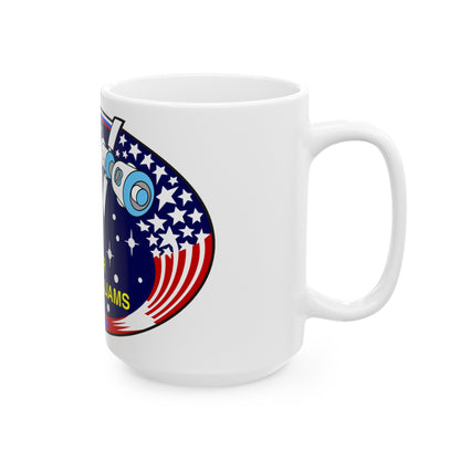 STS 101 (NASA) White Coffee Mug-The Sticker Space