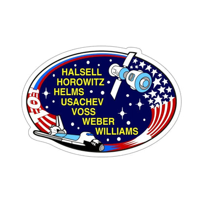 STS 101 Patch NASA STICKER Vinyl Die-Cut Decal 6 Inch - The Sticker Space