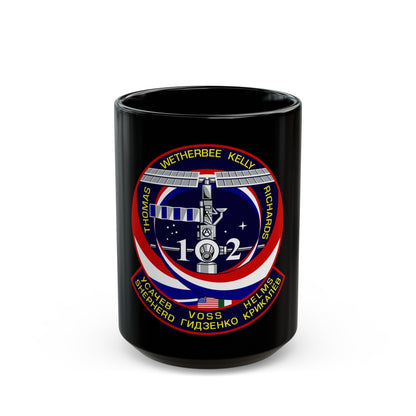 STS 102 (NASA) Black Coffee Mug-15oz-The Sticker Space