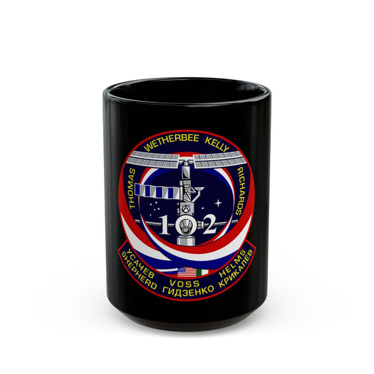 STS 102 (NASA) Black Coffee Mug-15oz-The Sticker Space