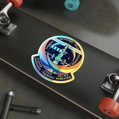 STS 102 (NASA) Holographic STICKER Die-Cut Vinyl Decal - The Sticker Space
