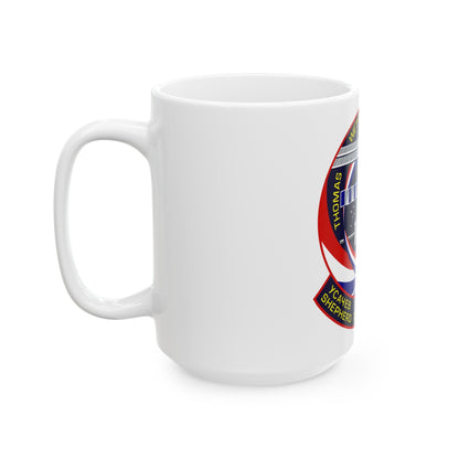 STS 102 (NASA) White Coffee Mug-The Sticker Space