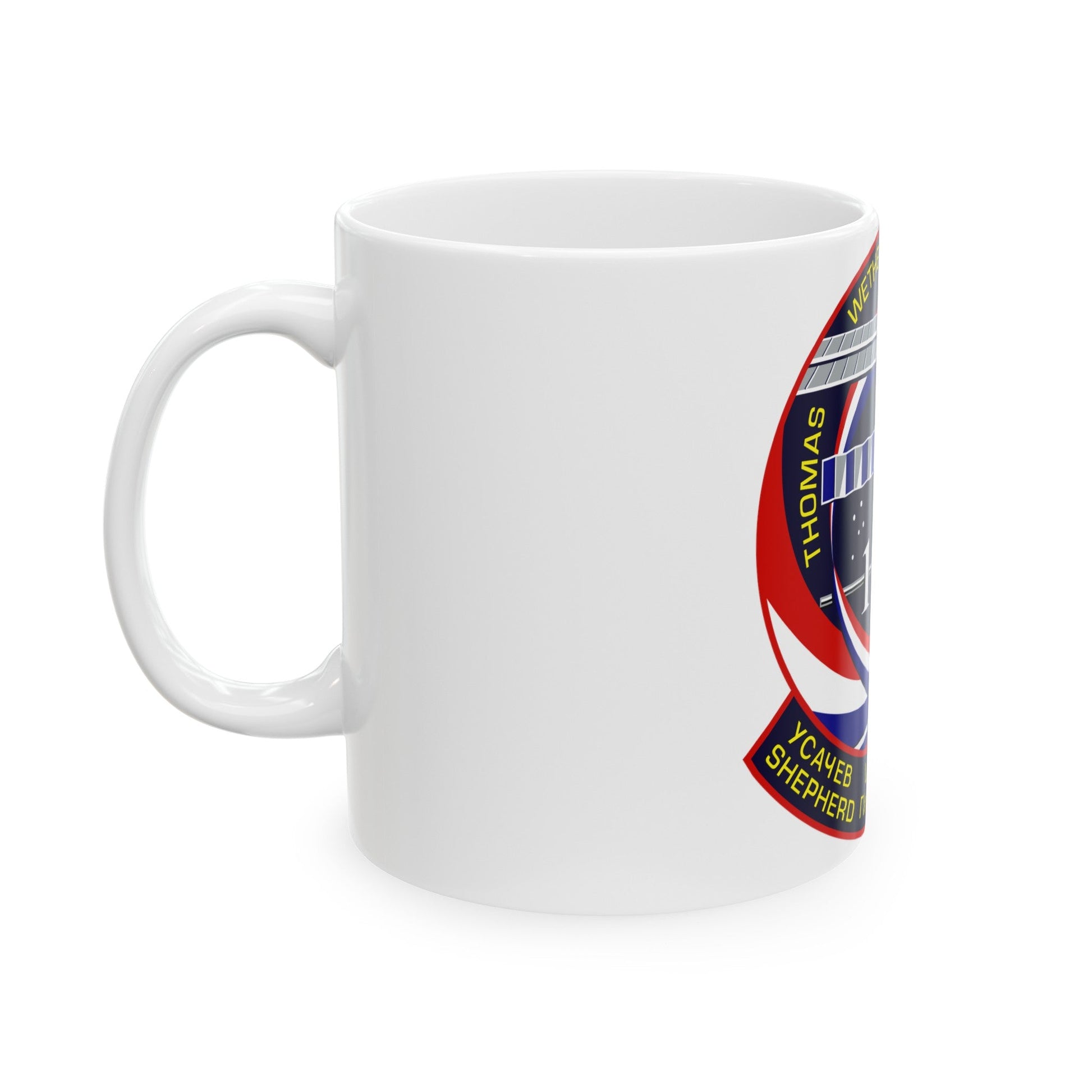 STS 102 (NASA) White Coffee Mug-The Sticker Space