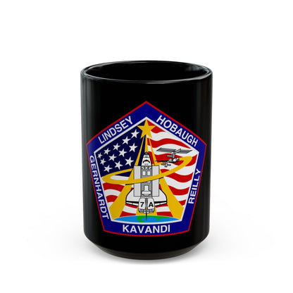 STS 104 (NASA) Black Coffee Mug-15oz-The Sticker Space