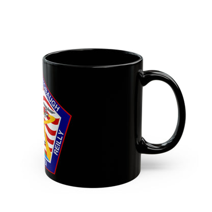 STS 104 (NASA) Black Coffee Mug-The Sticker Space