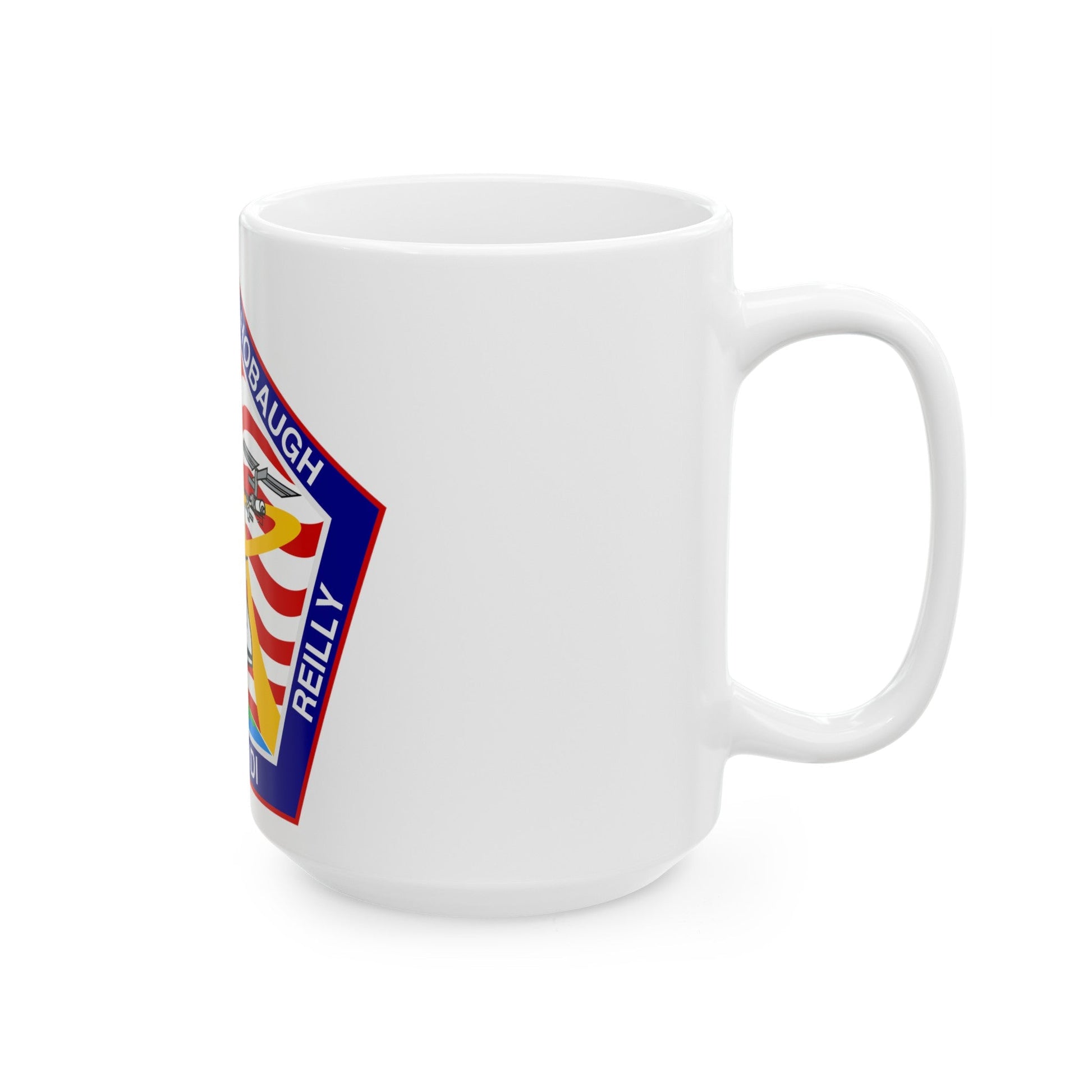 STS 104 (NASA) White Coffee Mug-The Sticker Space