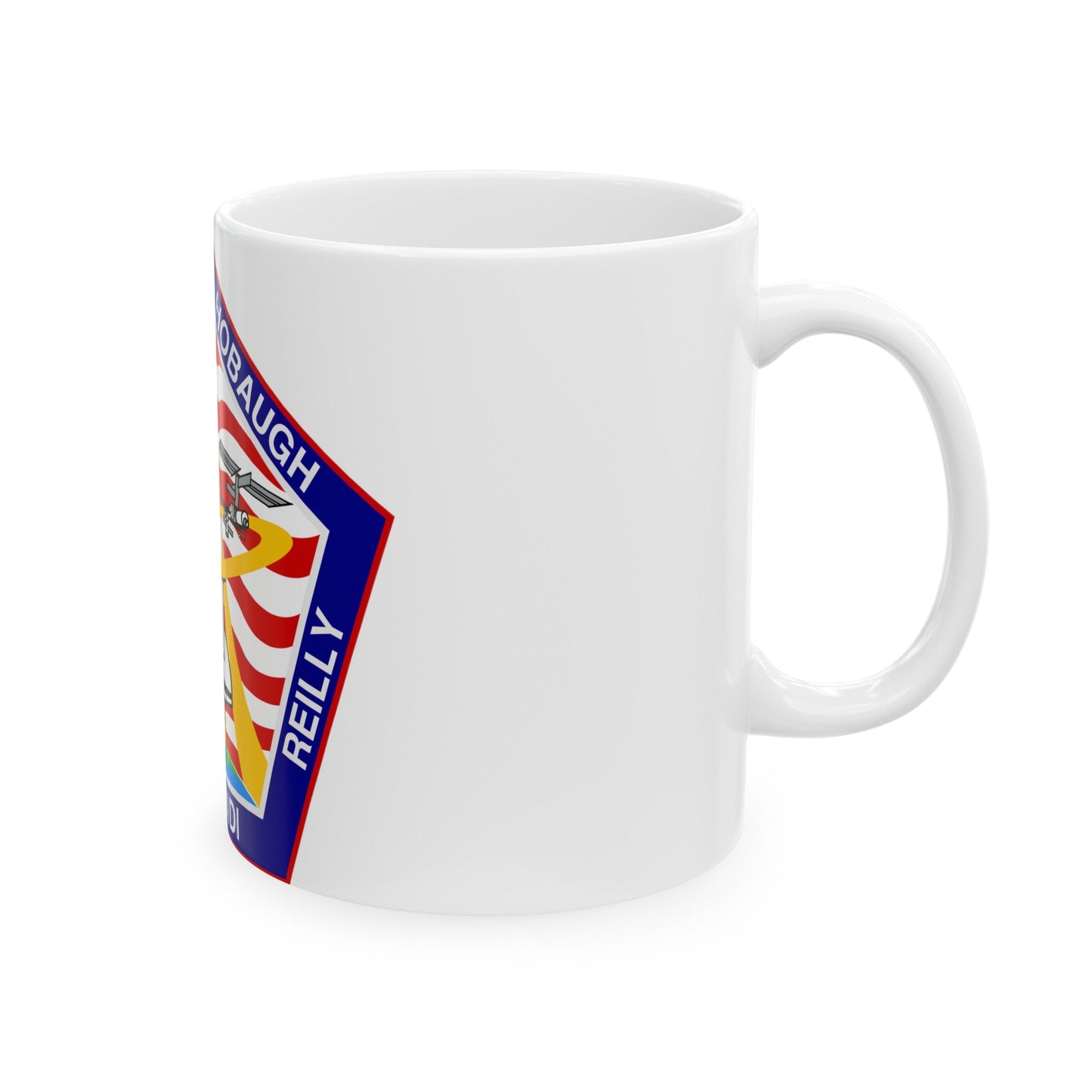 STS 104 (NASA) White Coffee Mug-The Sticker Space