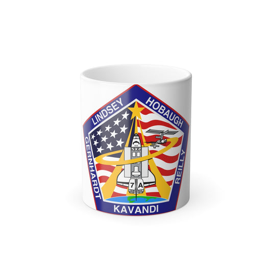 STS 104 Patch NASA - Color Changing Mug 11oz-11oz-The Sticker Space