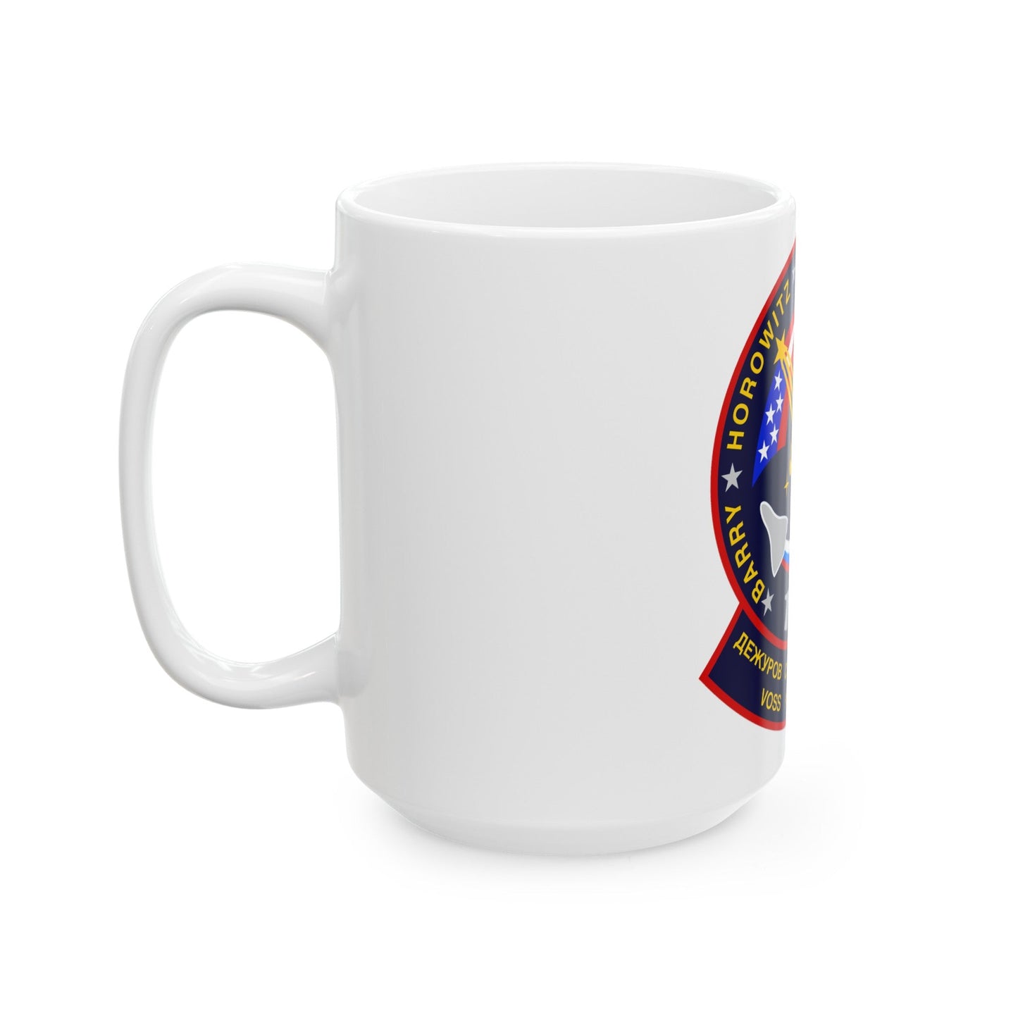 STS 105 (NASA) White Coffee Mug-The Sticker Space