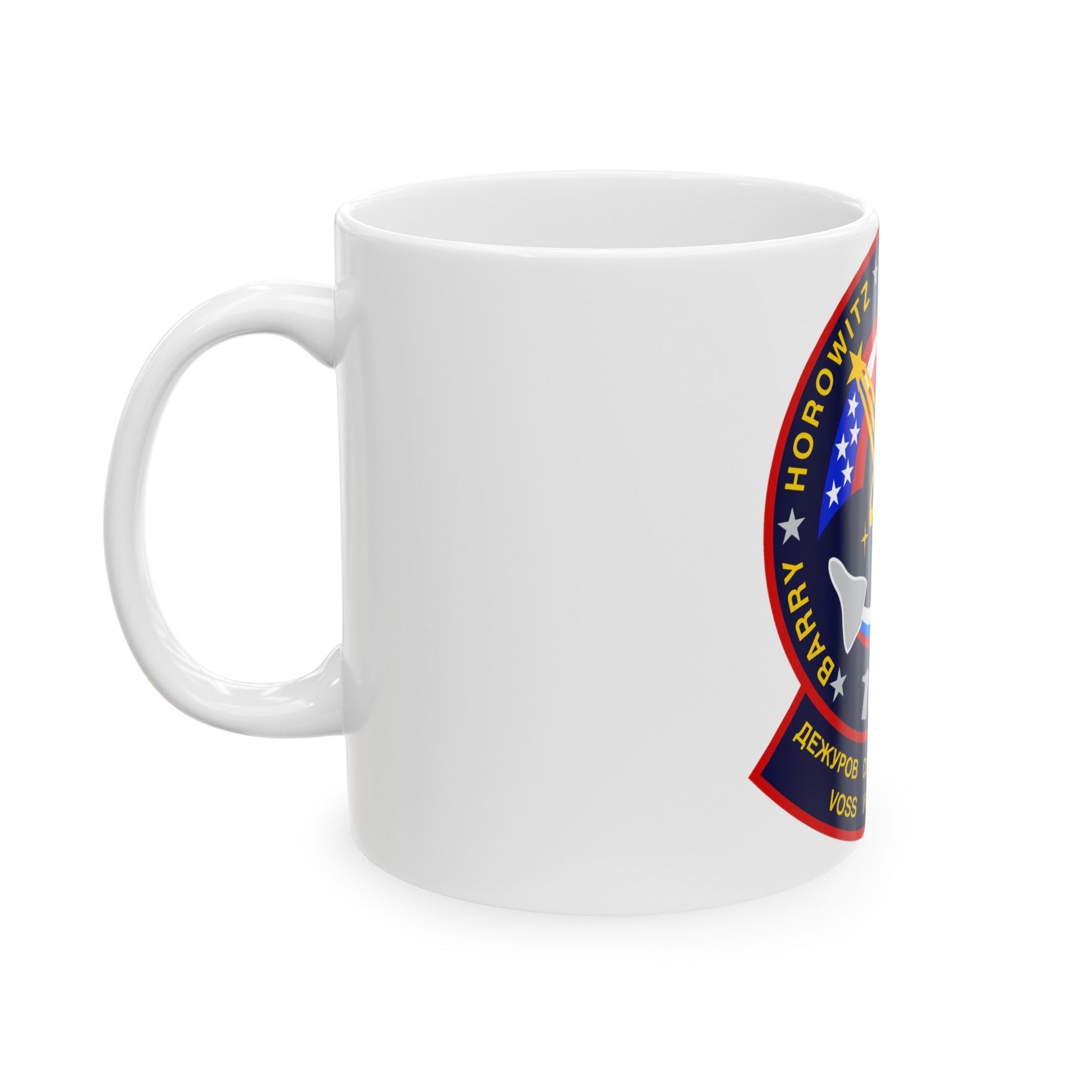 STS 105 (NASA) White Coffee Mug-The Sticker Space