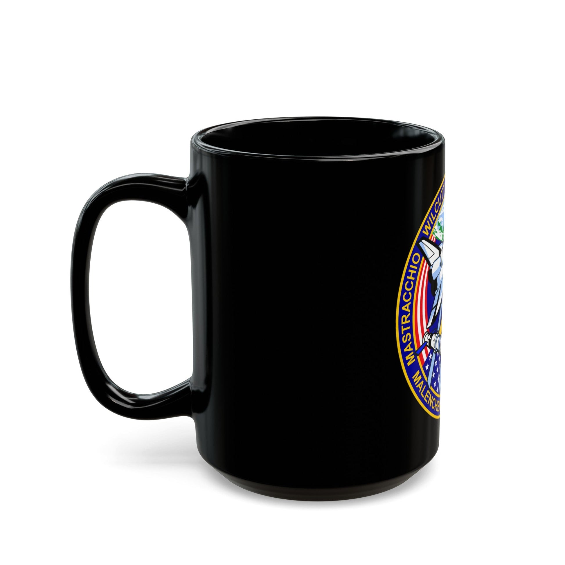 STS 106 (NASA) Black Coffee Mug-The Sticker Space