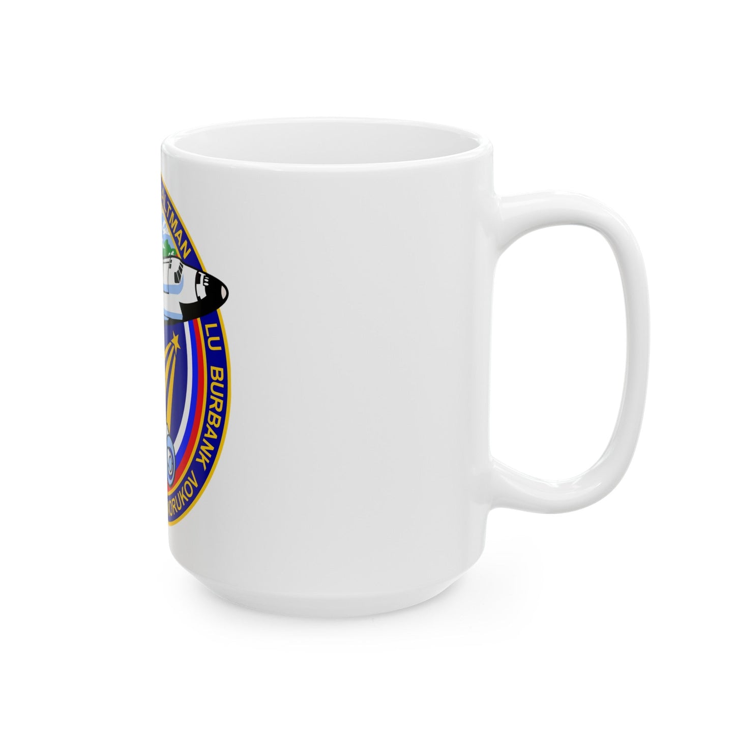 STS 106 (NASA) White Coffee Mug-The Sticker Space