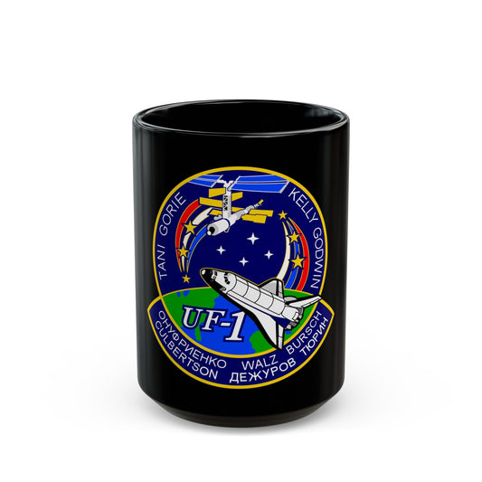 STS 108 (NASA) Black Coffee Mug-15oz-The Sticker Space