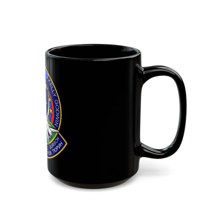 STS 108 (NASA) Black Coffee Mug-The Sticker Space