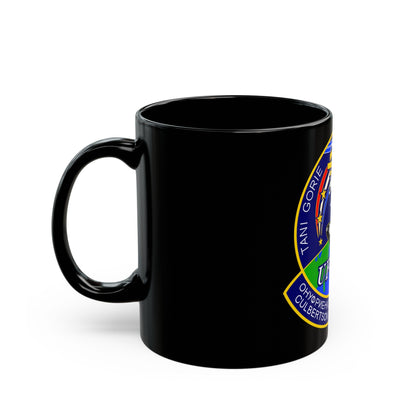 STS 108 (NASA) Black Coffee Mug-The Sticker Space