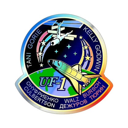 STS 108 (NASA) Holographic STICKER Die-Cut Vinyl Decal 6 Inch Holographic - The Sticker Space