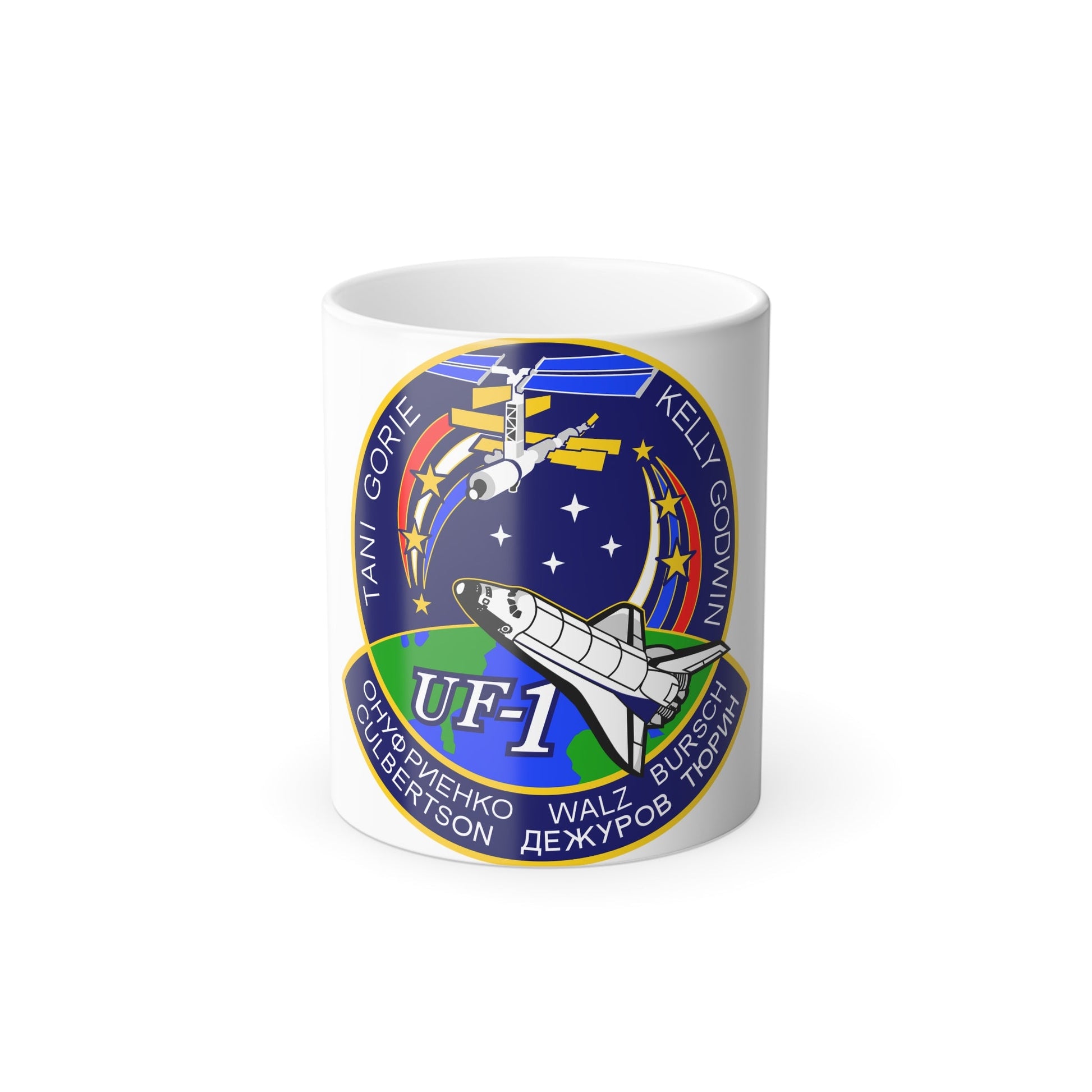 STS 108 Patch NASA - Color Changing Mug 11oz-11oz-The Sticker Space