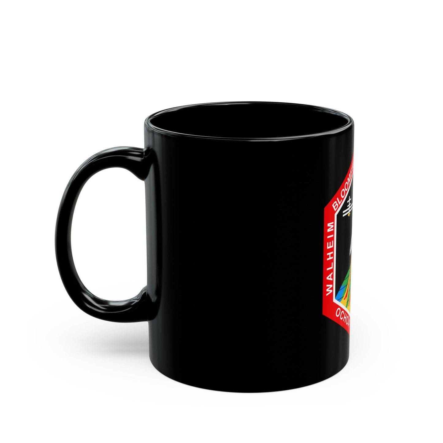 STS 110 (NASA) Black Coffee Mug-The Sticker Space