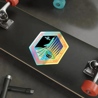 STS 110 (NASA) Holographic STICKER Die-Cut Vinyl Decal - The Sticker Space