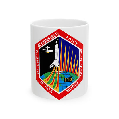 STS 110 (NASA) White Coffee Mug-11oz-The Sticker Space