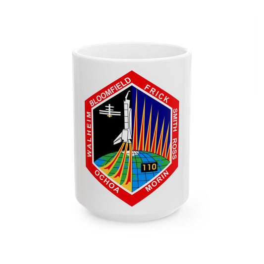 STS 110 (NASA) White Coffee Mug-15oz-The Sticker Space