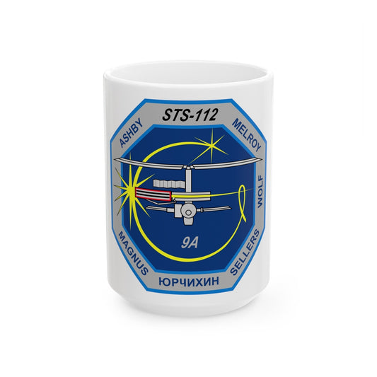 STS 112 (NASA) White Coffee Mug-15oz-The Sticker Space