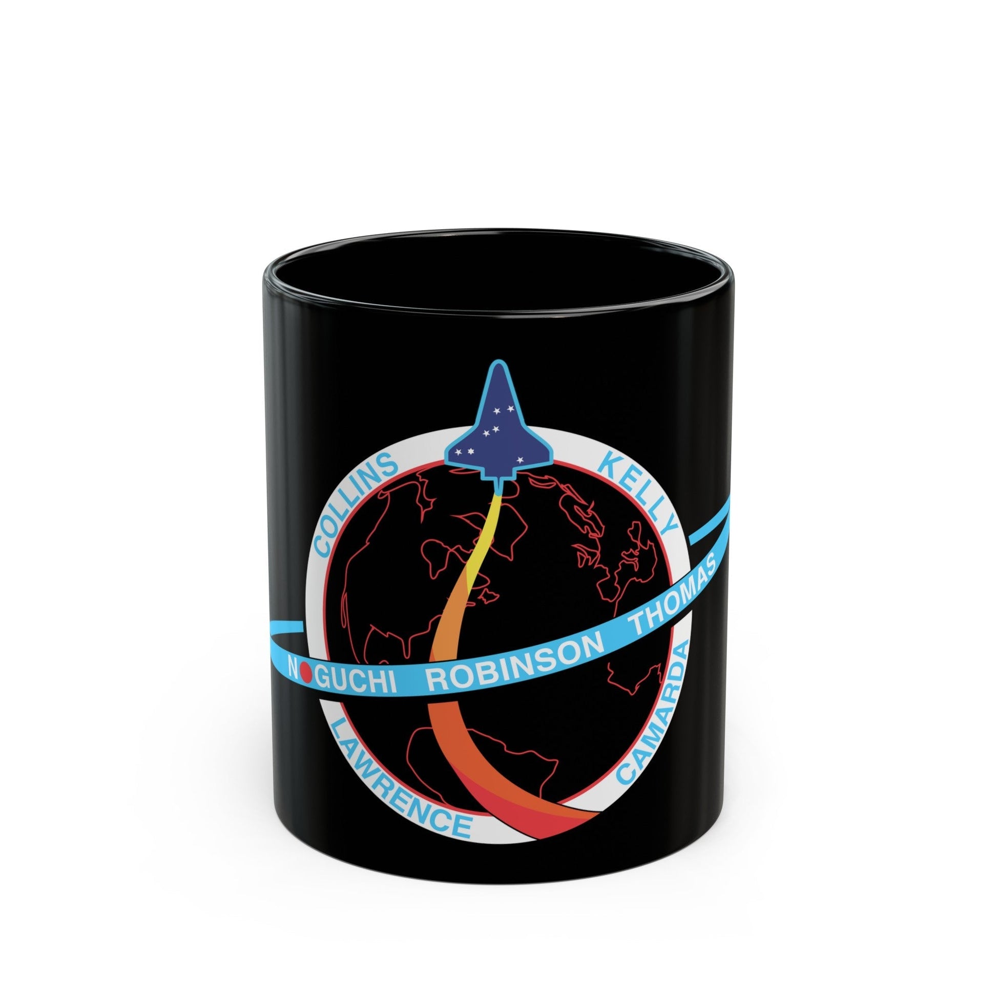 STS 114 (NASA) Black Coffee Mug-11oz-The Sticker Space