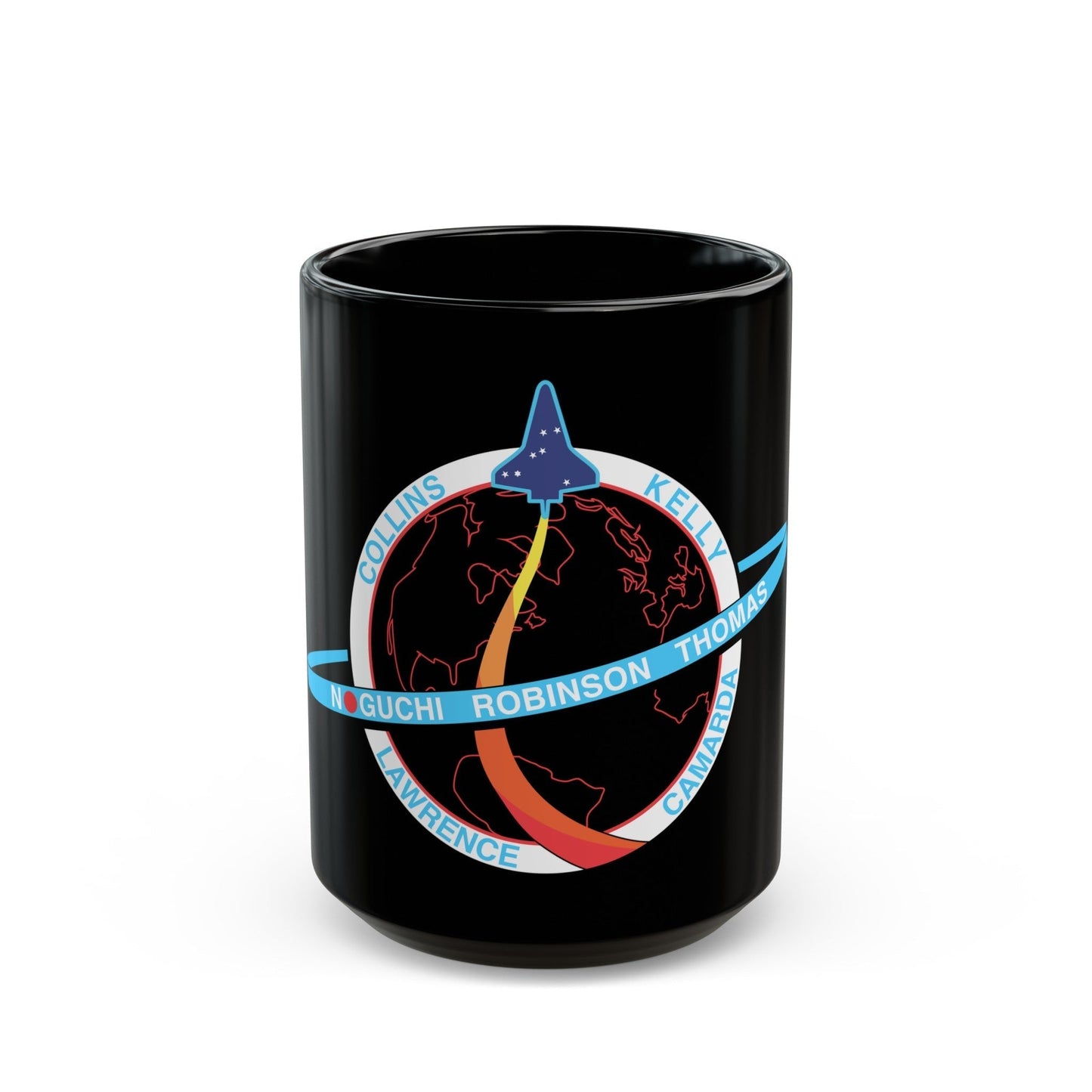 STS 114 (NASA) Black Coffee Mug-15oz-The Sticker Space