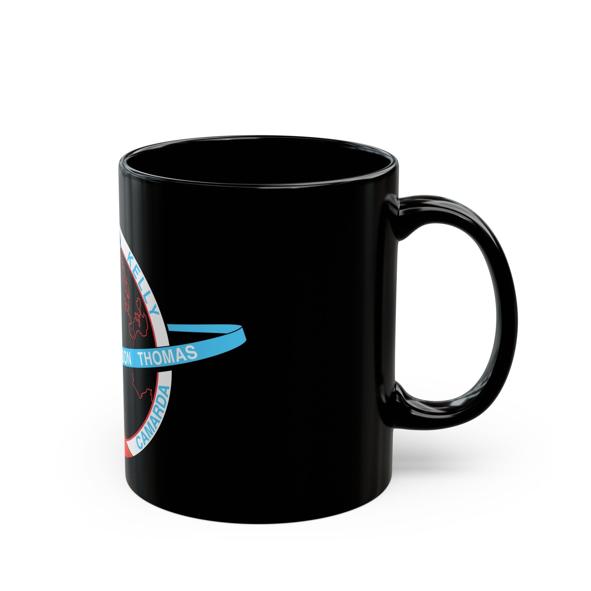 STS 114 (NASA) Black Coffee Mug-The Sticker Space