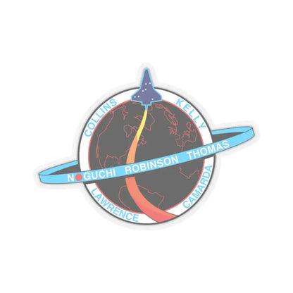STS 114 (NASA) STICKER Vinyl Kiss-Cut Decal 4 Inch Transparent - The Sticker Space