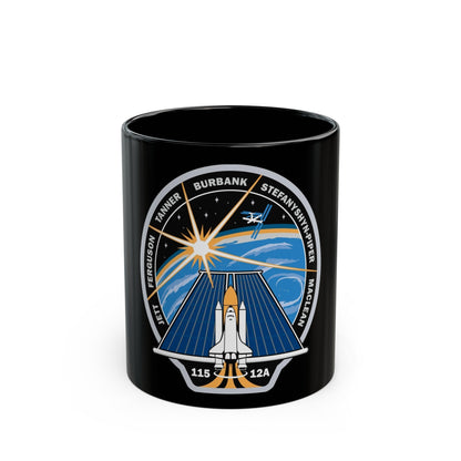 STS 115 (NASA) Black Coffee Mug-11oz-The Sticker Space