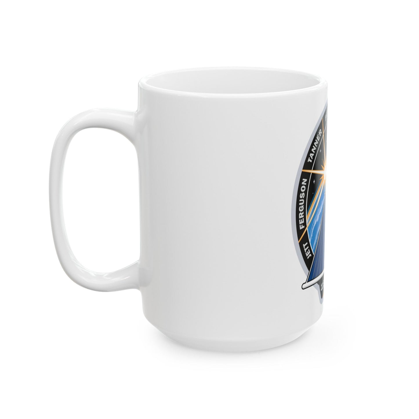 STS 115 (NASA) White Coffee Mug-The Sticker Space