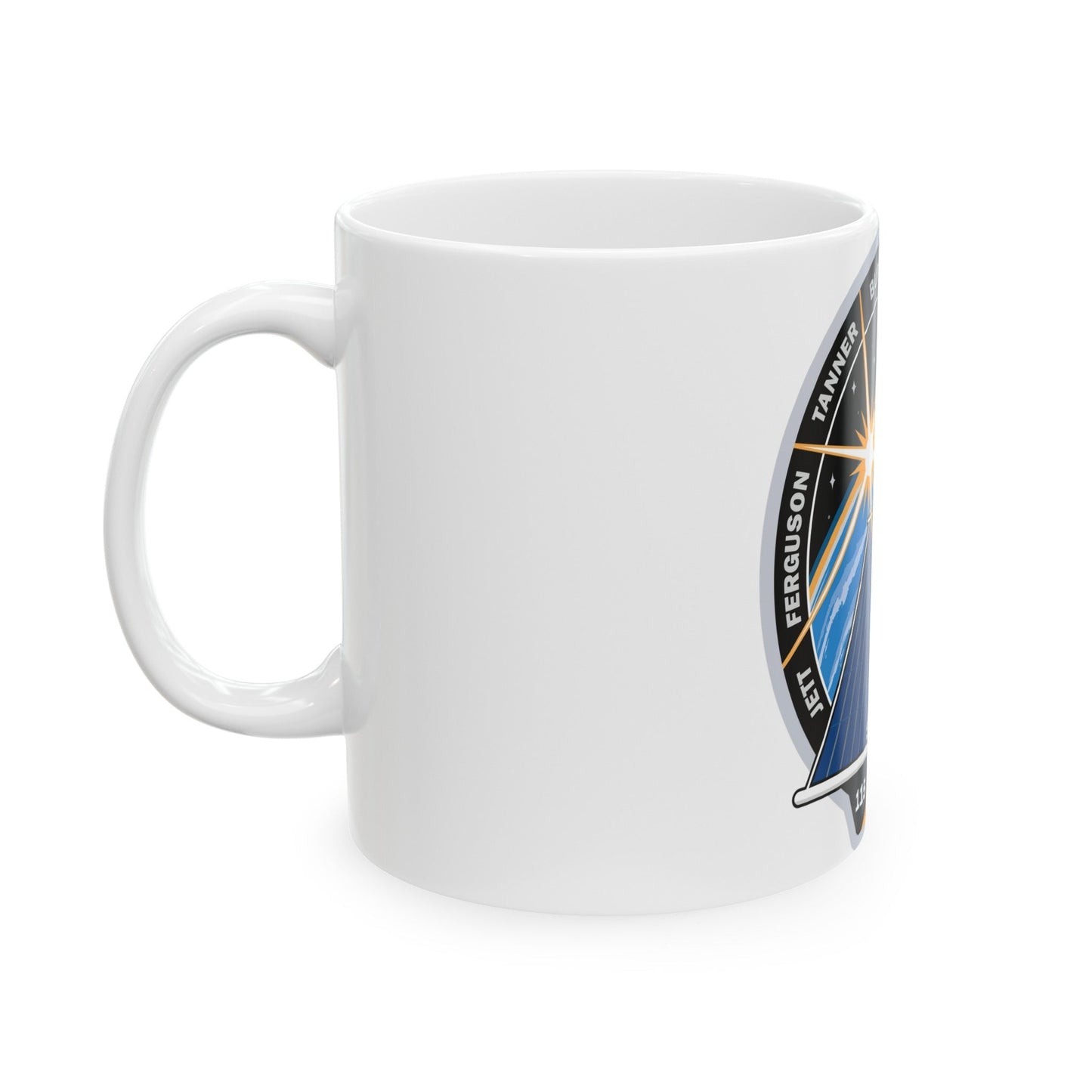 STS 115 (NASA) White Coffee Mug-The Sticker Space