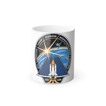 STS 115 Patch NASA - Color Changing Mug 11oz-11oz-The Sticker Space